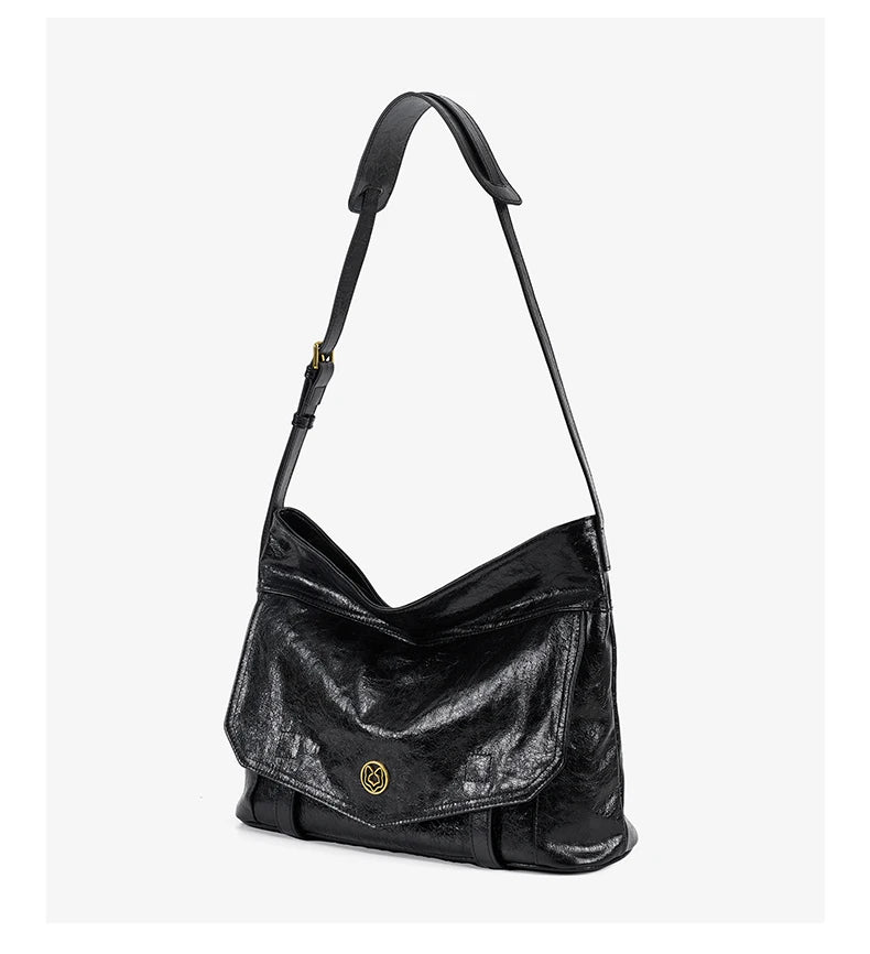 FOXER Genuine Leather Hobo Tote Bag