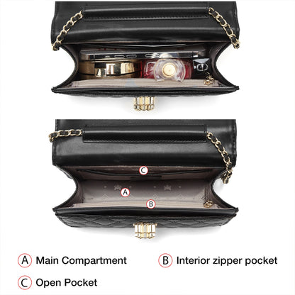 FOXER Split Leather Women's Shoulder & Crossbody Bag