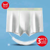 MiiOW Men's 40S Combed Cotton Boxer Shorts — 7A Antibacterial 3-Pack