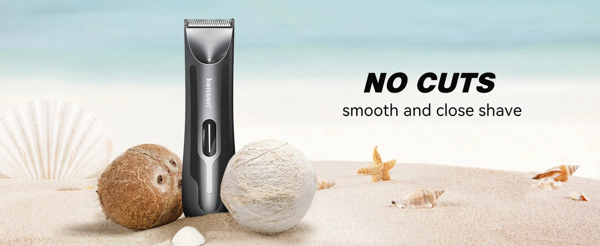 KENSEN S10 electric body hair trimmer, designed for precise grooming and hair crimping, with ergonomic handle and adjustable settings.