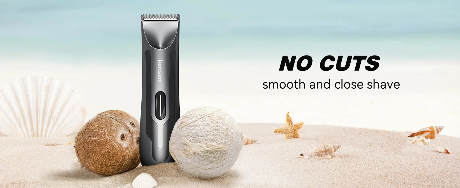 KENSEN S10 electric body hair trimmer, designed for precise grooming and hair crimping, with ergonomic handle and adjustable settings.