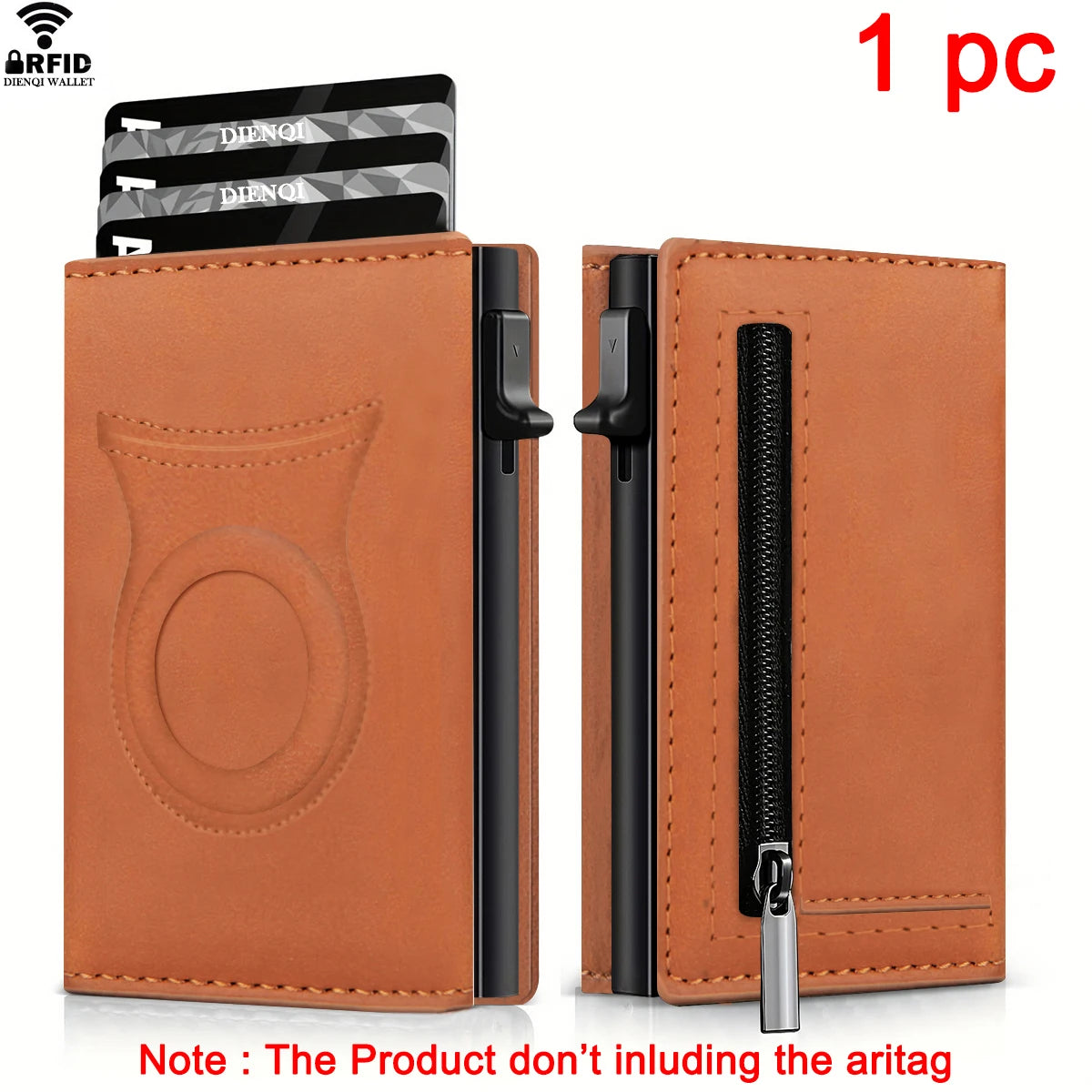 C2406H2 Slim Card Wallet with AirTag Pocket
