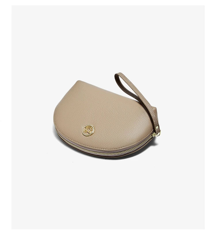 FOXER Genuine Leather Women's Mini Wristlet