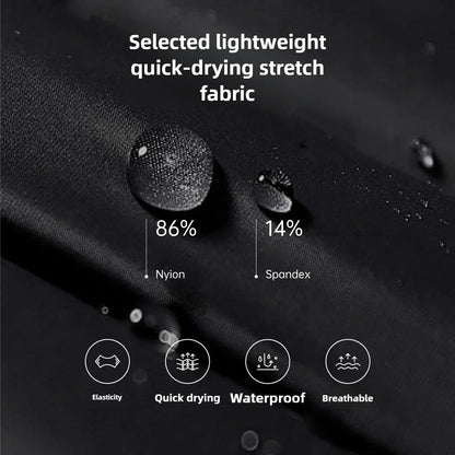 DESMIIT S76 High-Leg Swim Shorts with Brief Liner