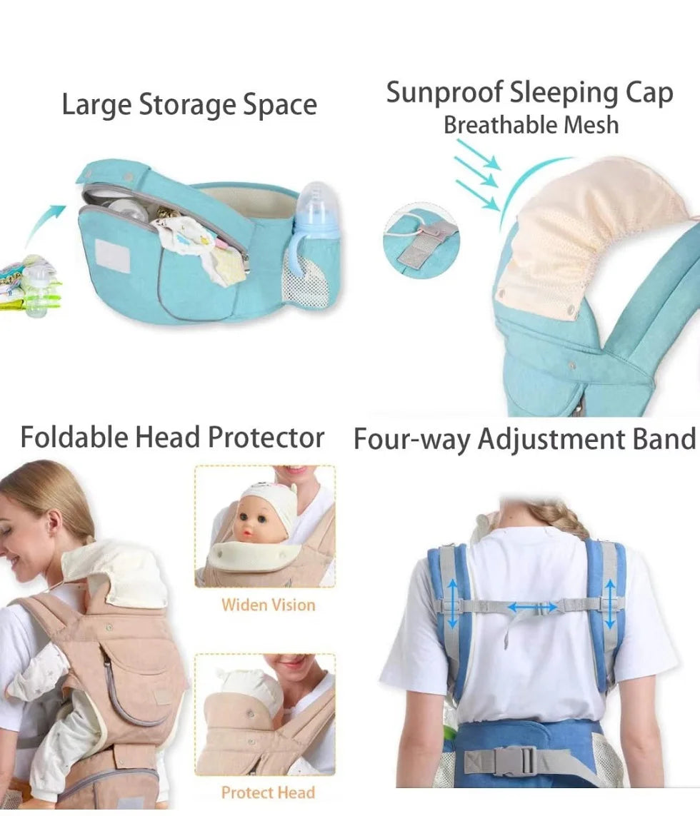 Ergonomic Baby Carrier Backpack