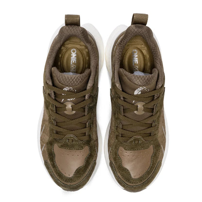 ONEMIX Black Leather Training Running Shoes