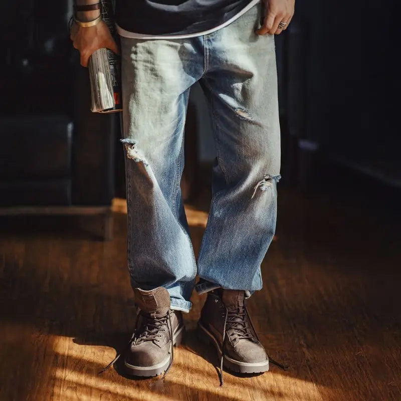 Maden Splice Suede Work Boots