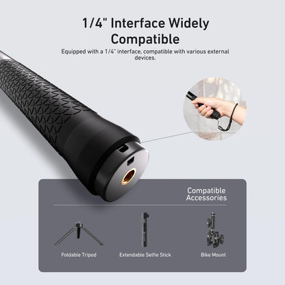 TELESIN Aluminum Selfie Stick Tripod
