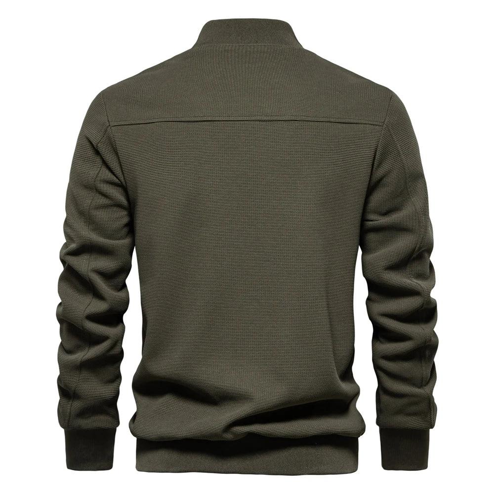 AIOPESON Men's Waffle Fleece Lined Bomber Jackets - ShopHub