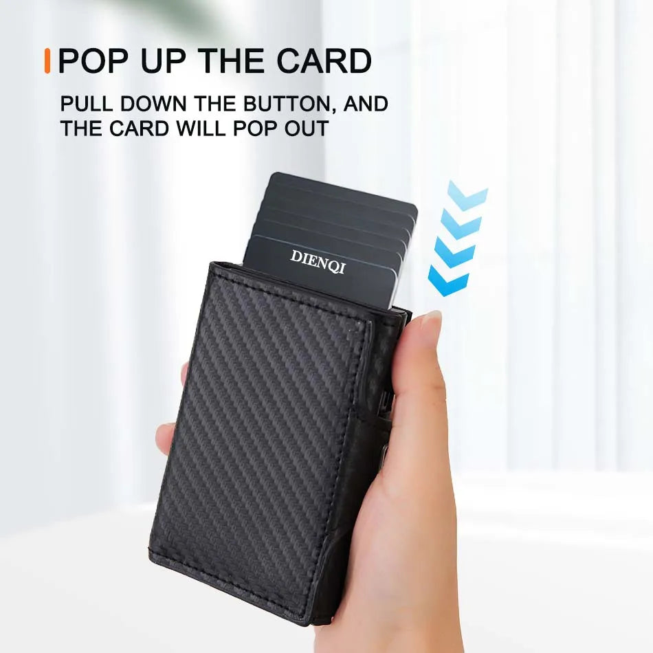 RFID-Protected Carbon Fiber Card Holder
