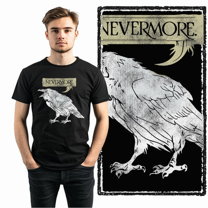 COOLMIND X0062 Dark Winged Truth Graphic Tee