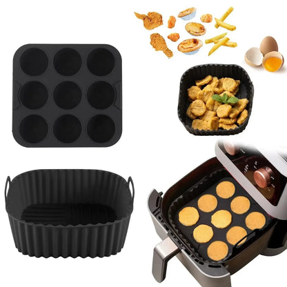 Silicone Air Fryer Square Molds
