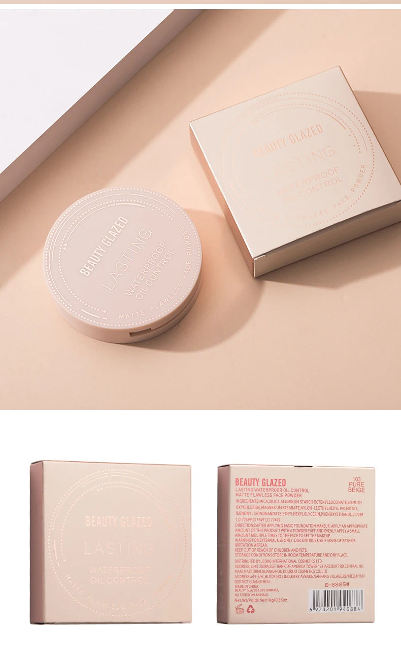 BEAUTY GLAZED Oil Control Matte Face Powder