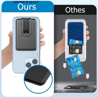 DIENQI Silicone Phone Card Holder For Iphone & Samsung