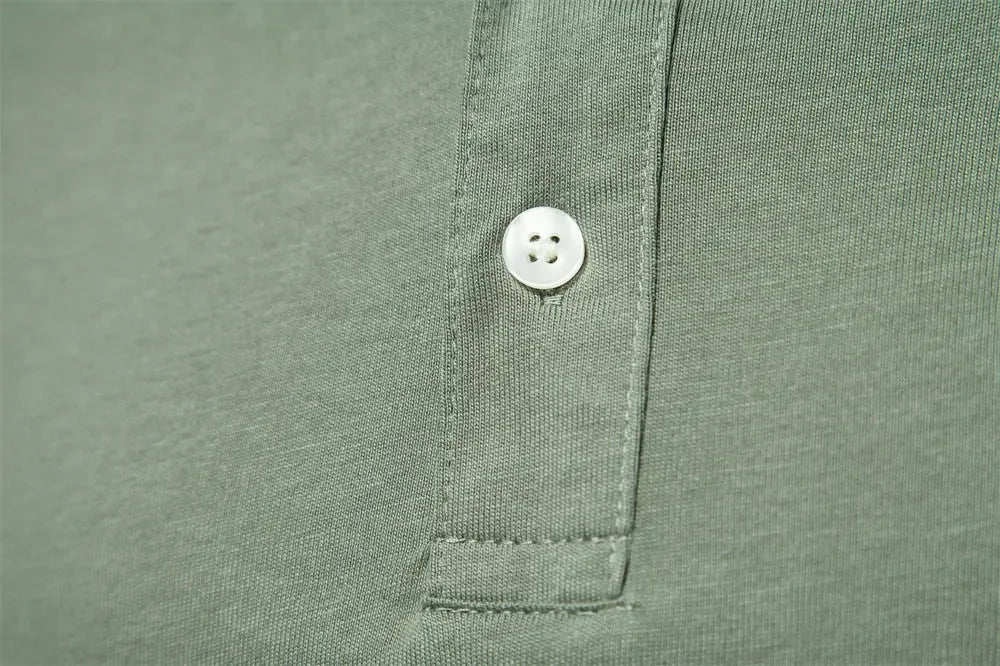 AIOPESON's 100% Cotton Embroidery Polo Shirts - ShopHub