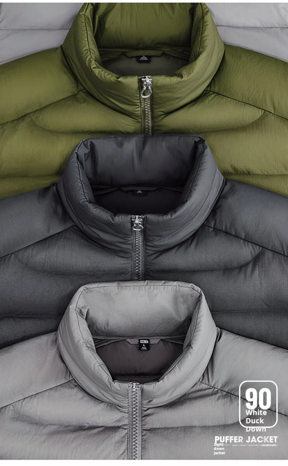 Maden Winter Men's Stand-up Collar Down Jacket