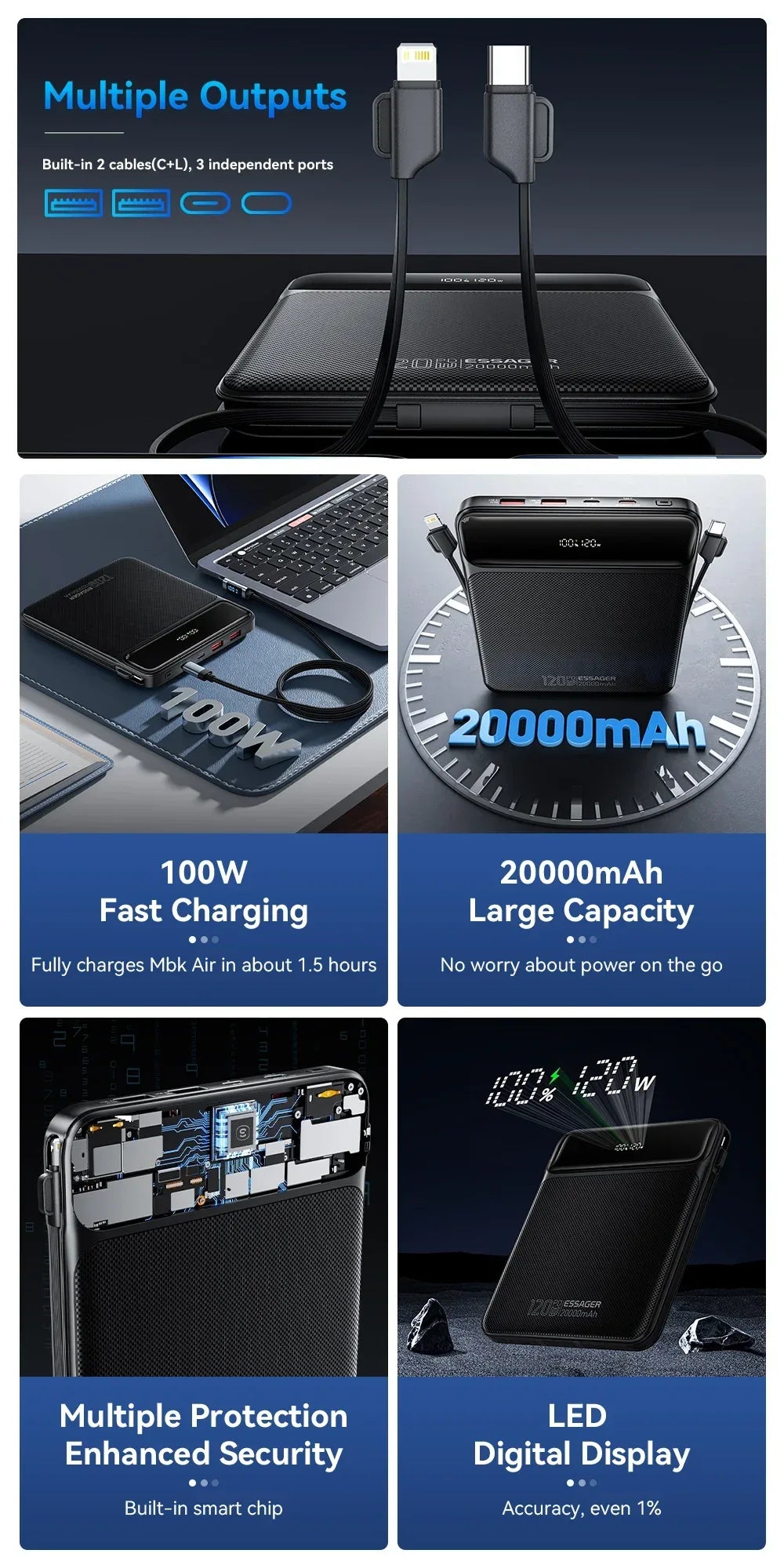 Essager 100W Power Bank - ShopHub