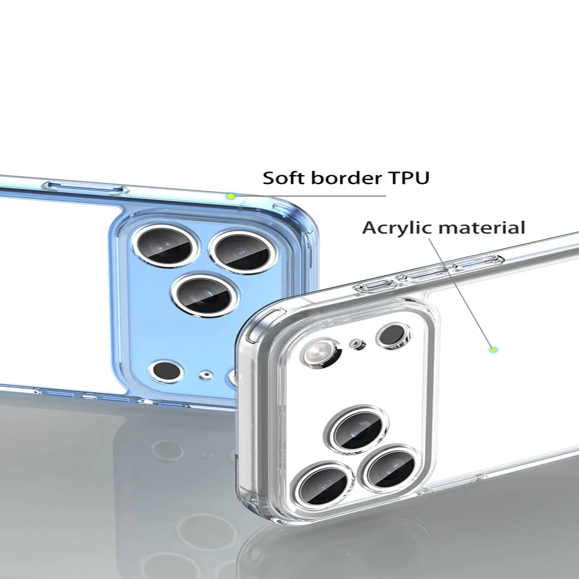 Transparent Protective Case for the iPhone 17 / 17 Air / 17 Pro / 17 Pro Max Habicare