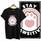 COOLMIND Black Cat Graphic T-Shirt | Women's 50-Design