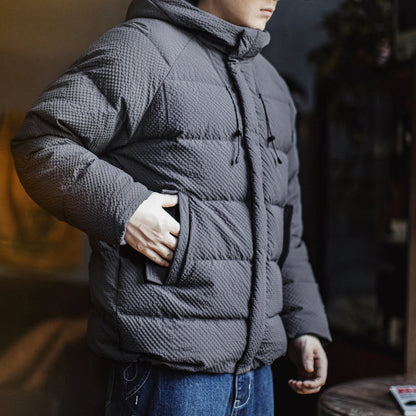 Maden Casual Men's 90% White Duck Down Jacket