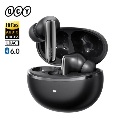 QCY MeloBuds N70 Wireless Earphones with Hybrid Adaptive ANC, Hi-Res Sound, and 50Hrs Battery Life