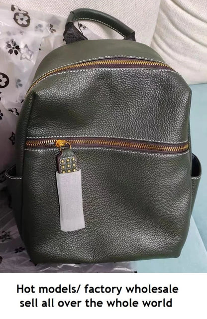 ZOOLER Top Sell Genuine leather Backpack Women Real Leather Travel Bags Style Backpack Soft Skin Female School Girl  Bags MY113