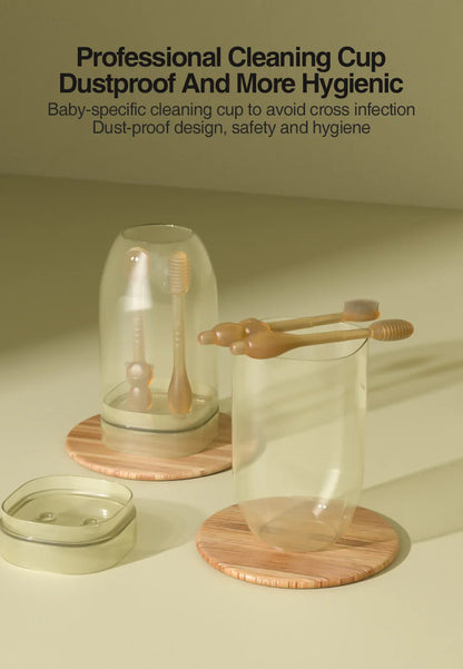 Dr.Isla 3-In-1 Baby Silicone Tongue Brush