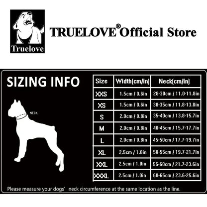 Truelove Adjustable Mesh Padded Dog Collar