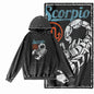 G09 Creative Graphic Acid-Washed Black Hoodie