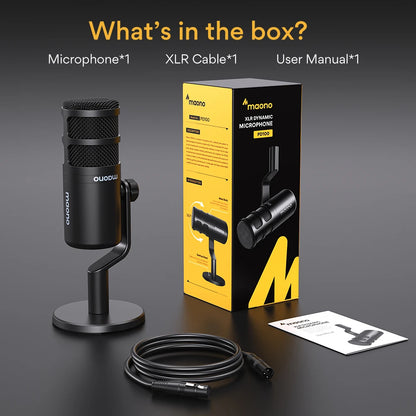 MAONO PD100 Dynamic XLR PC Microphone