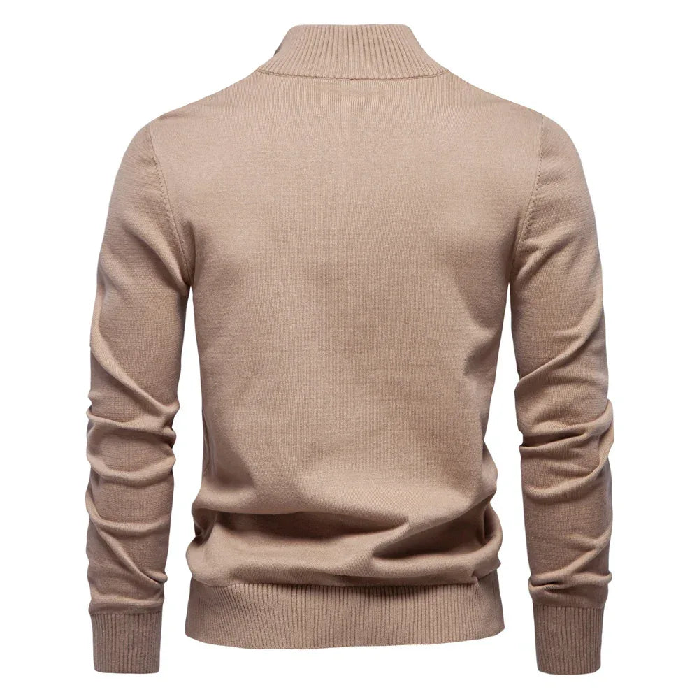AIOPESON Men's Ribbed Turtleneck Sweaters - ShopHub