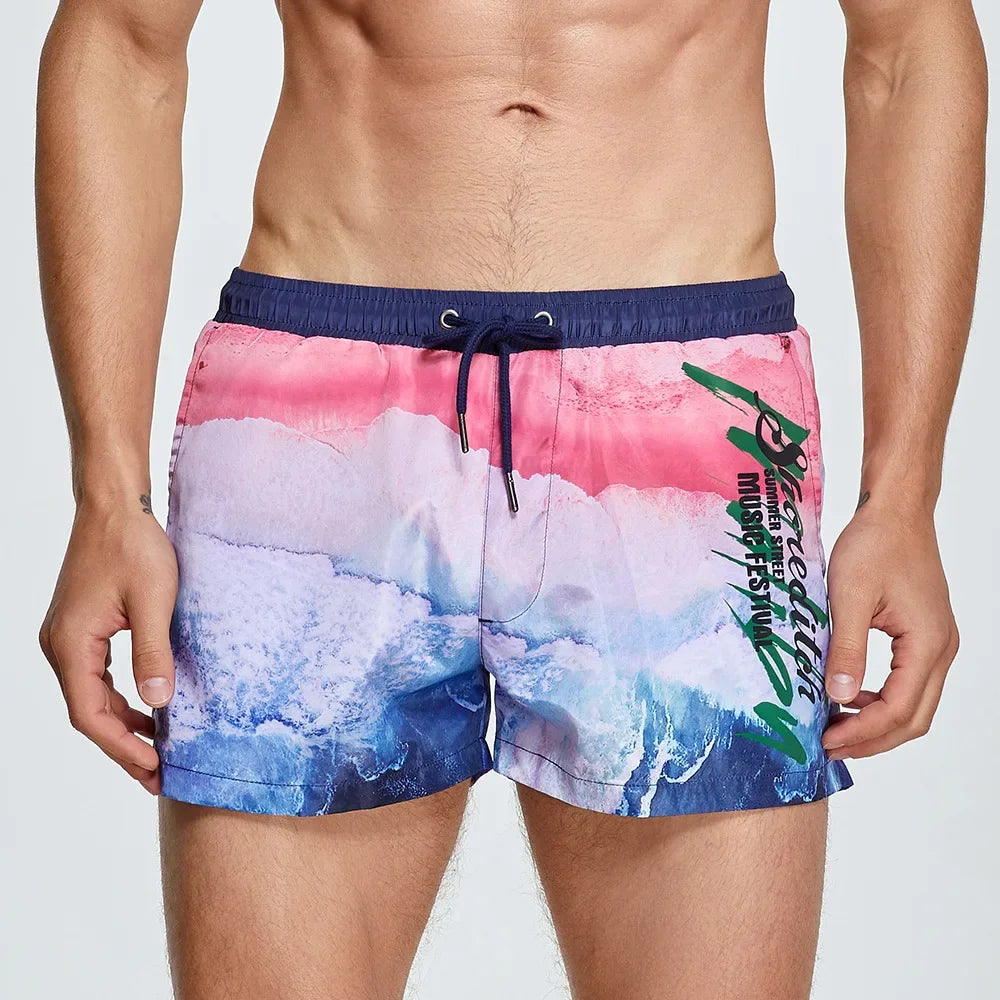 S69A Quick-Dry Swim Shorts with Mesh Liner