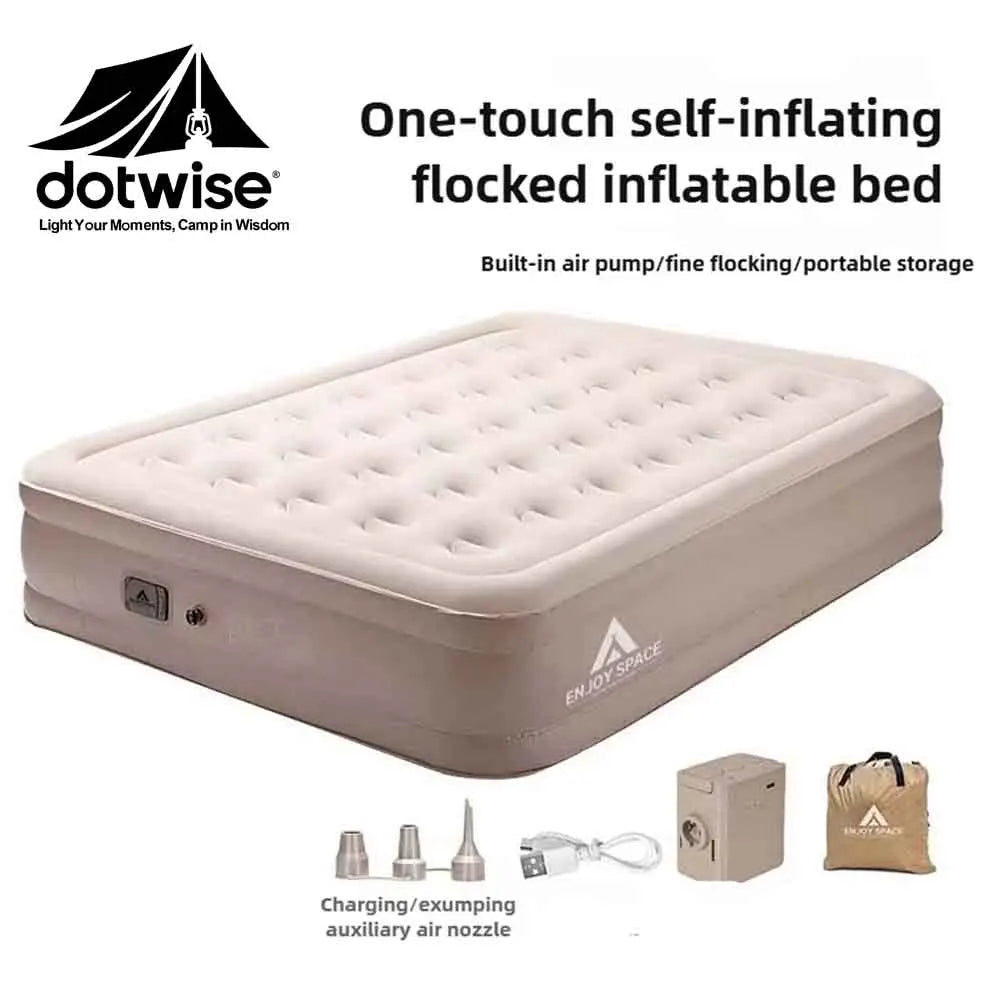 DOTWISE Inflatable Mattress With Built-in Pump ShopHub