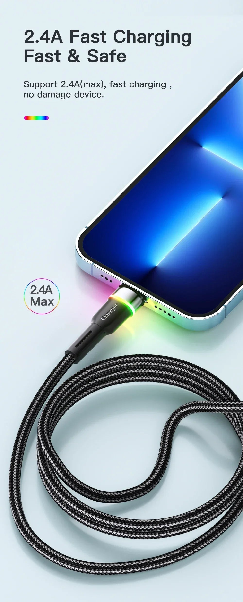 Essager LED USB Cable - ShopHub