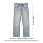 SIMWOOD 2026 Autumn Winter New Loose Straight 13oz 100% Cotton Fabric Jeans Men Washed Vintage Classical Denim Trousers