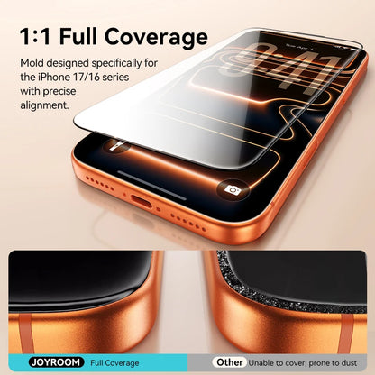 Joyroom Dust-free HD Glass For iPhone 18, 17, 16,