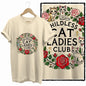 COOLMIND Beige Cat Graphic T-Shirt | Women's Relaxed Fit