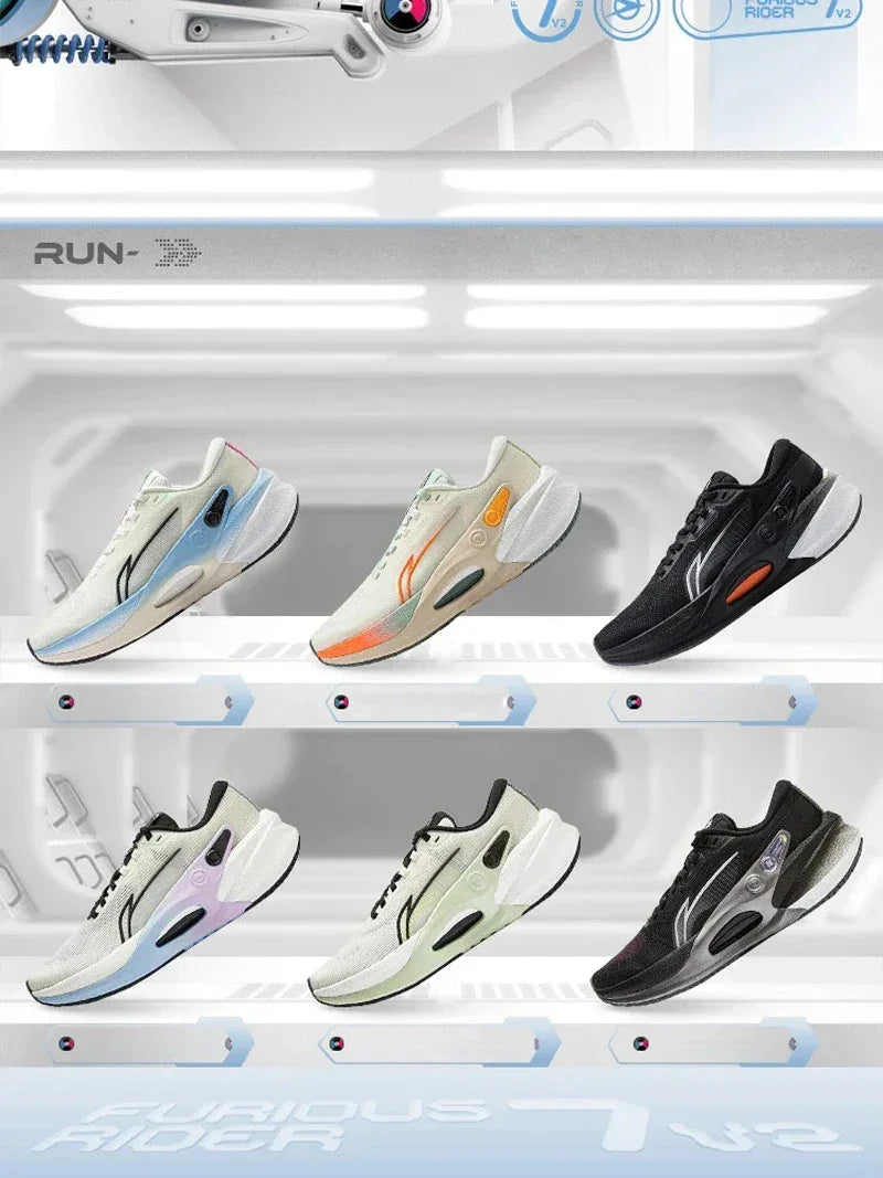 Li-Ning Men's FURIOUS RIDER 7 V2 Running Shoes - ShopHub