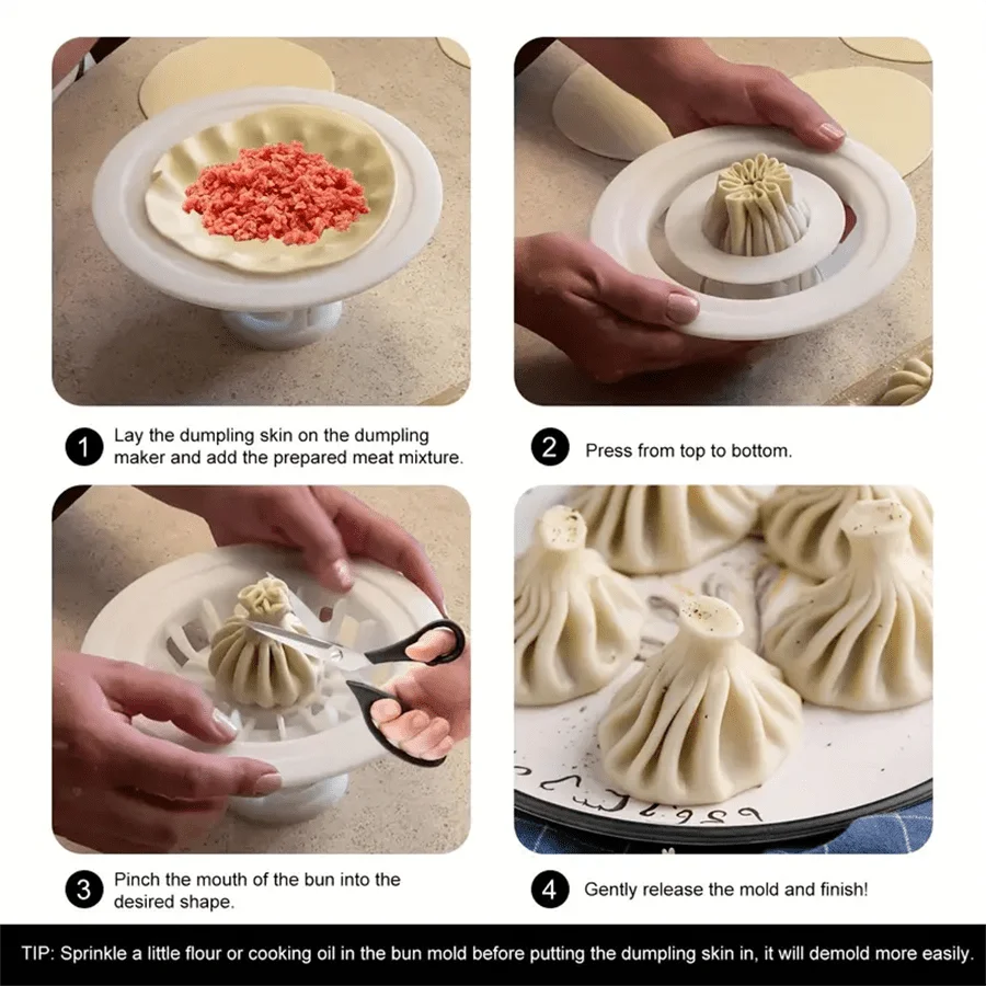 Easy-Use Non-Stick Dumpling Mold