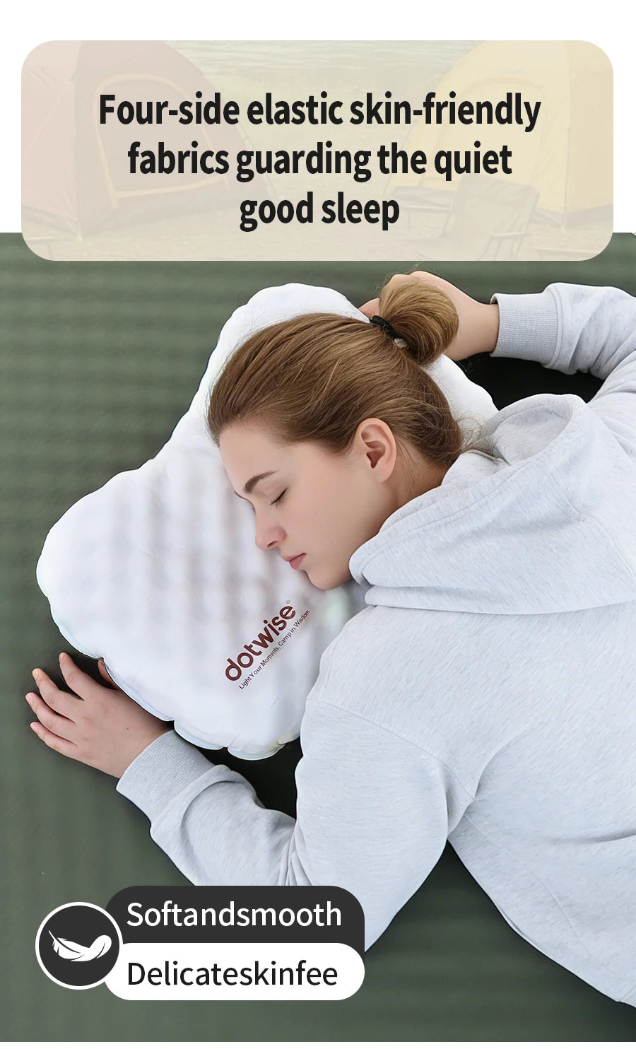 DOTWISE Camping Inflatable Pillow