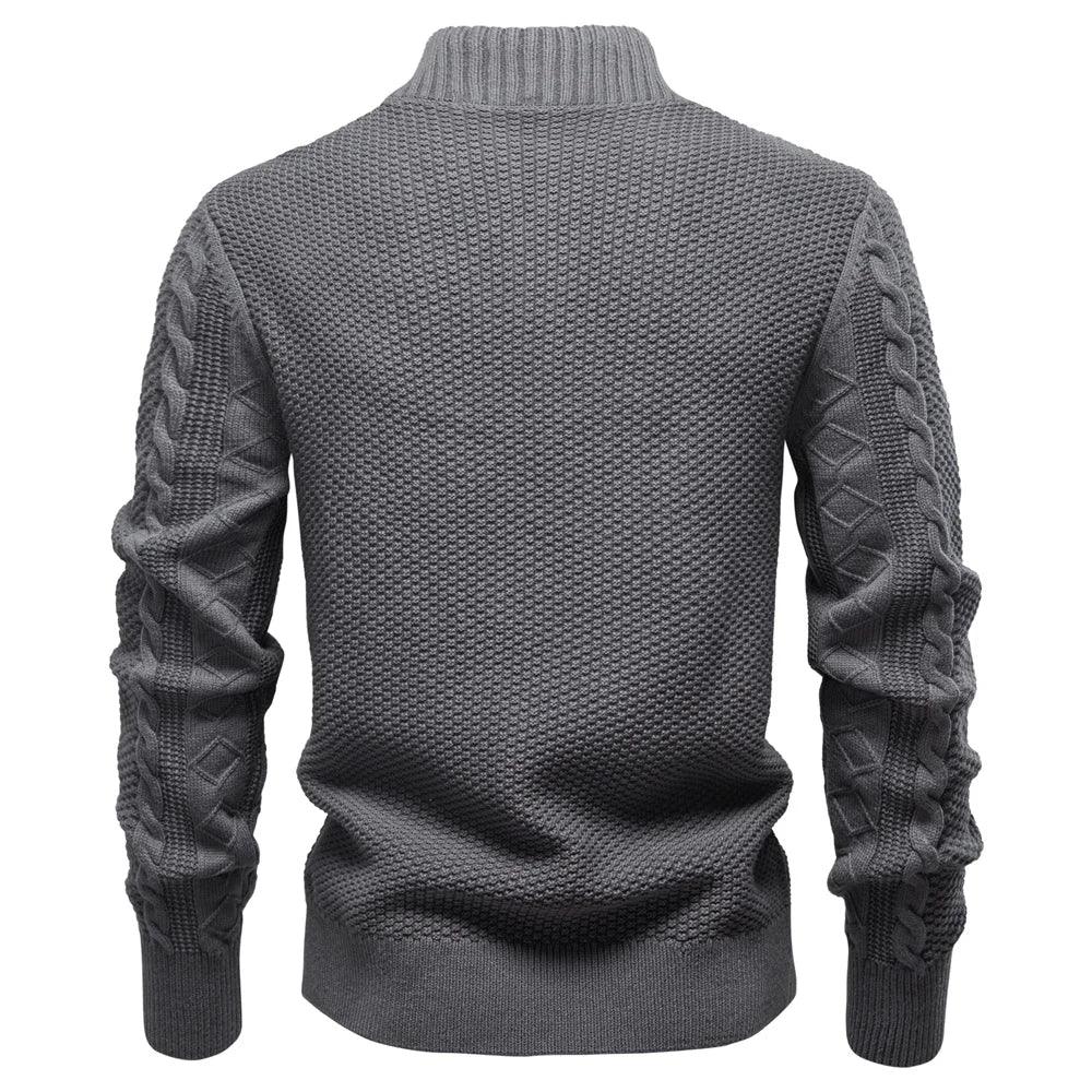 AIOPESON Classic Zip Up Jumpers - ShopHub