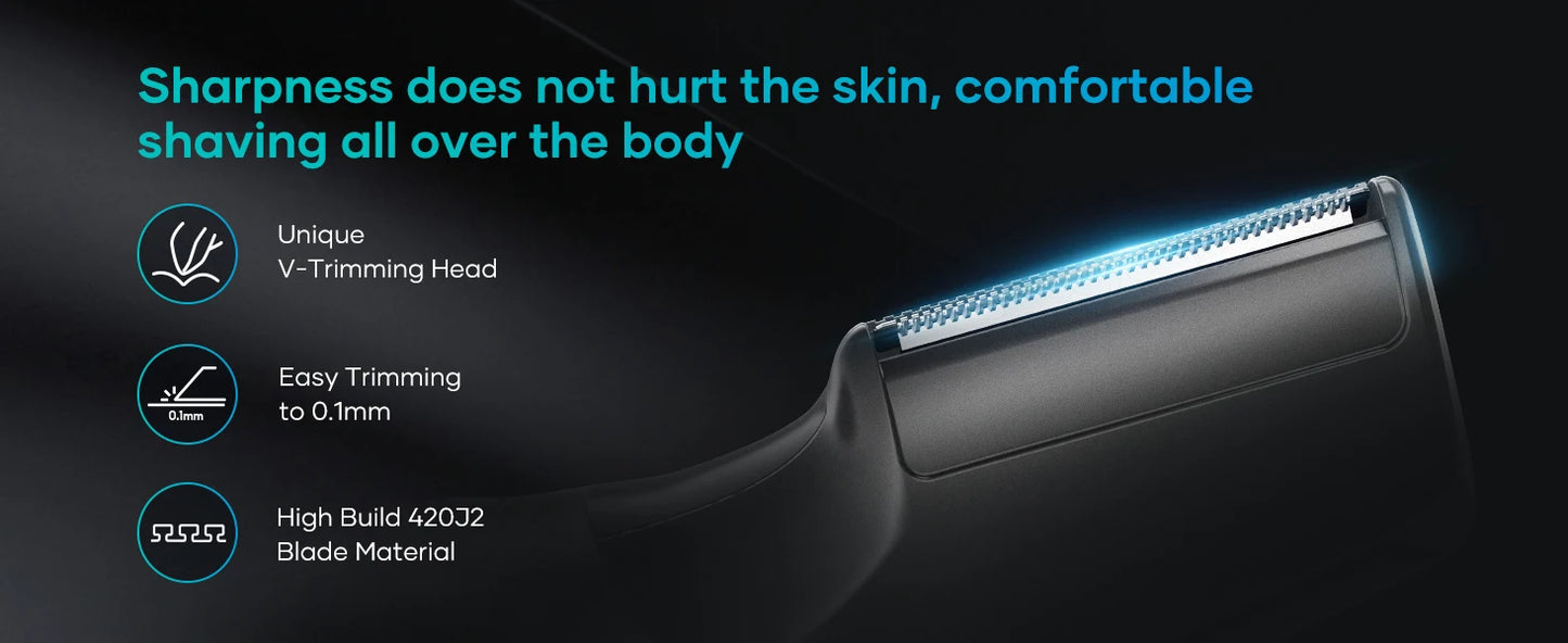 Kensen S6 Electric Hair Trimmer for Men Body Groomer Clipper