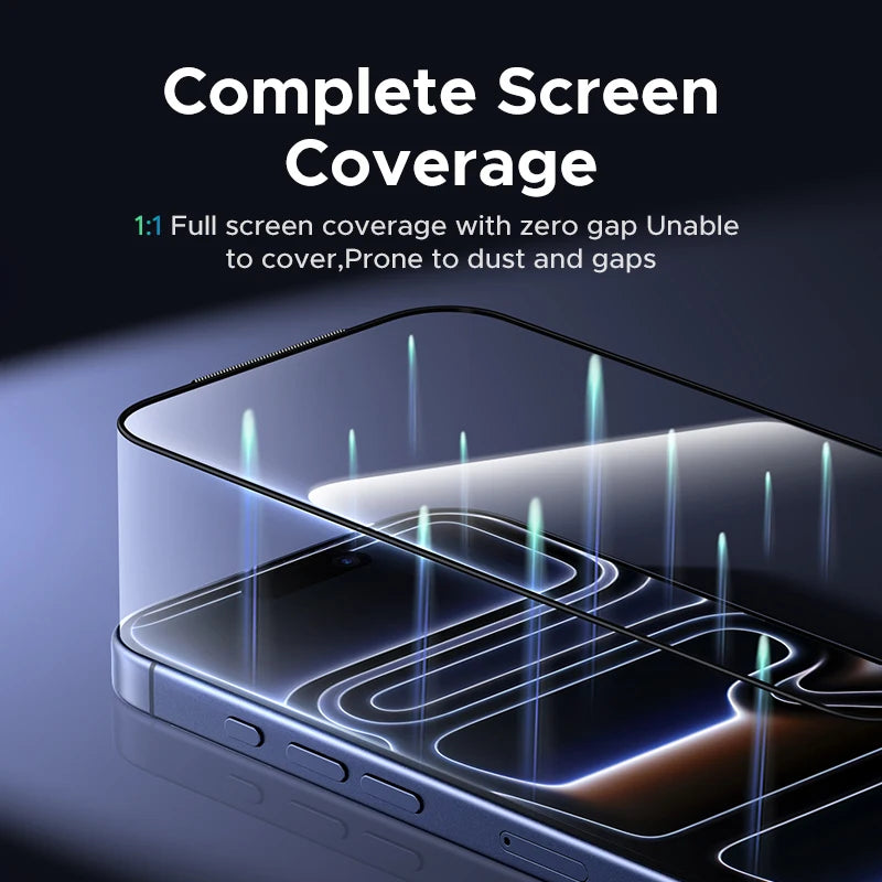 UGREEN 2pcs for iPhone 17 Pro Max Screen Protector for iPhone 17 Air Tempered Glass for iPhone Glass 3D Films