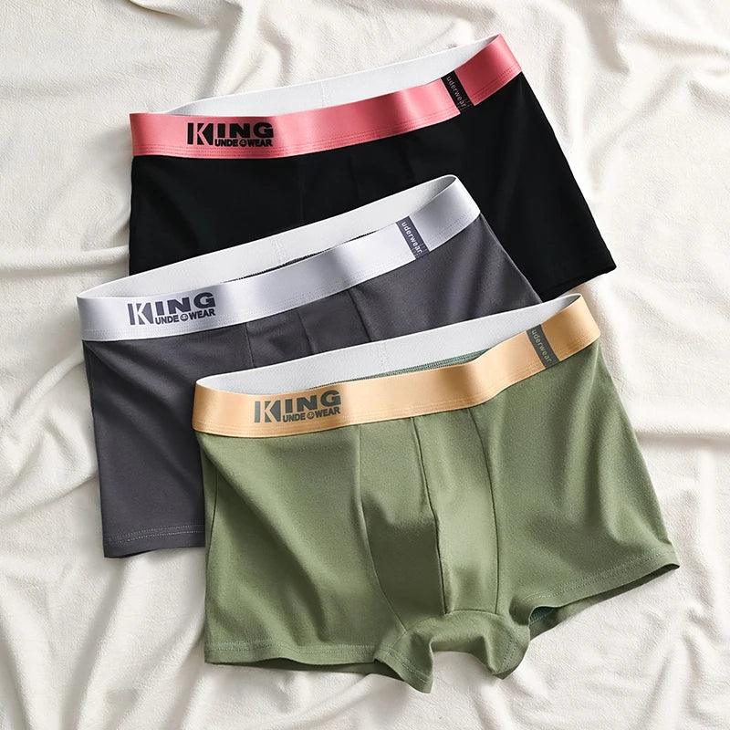 3 Pack Men's Casual Boxer Shorts - ShopHub