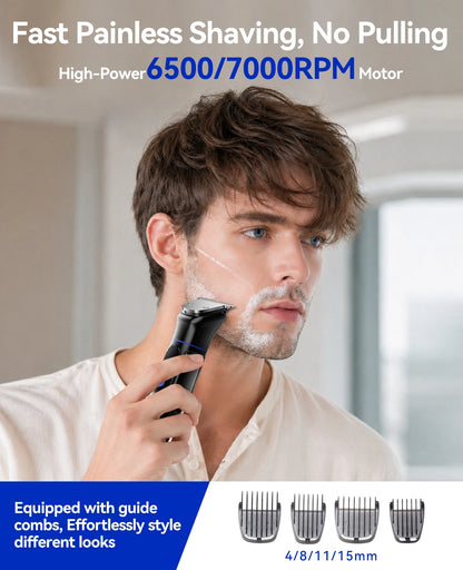 Kensen S38 Electric Hair Trimmer for Men 6 in 1 Body Hair Shaver