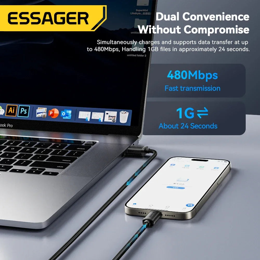 Essager 3A USB Type C Cable - ShopHub