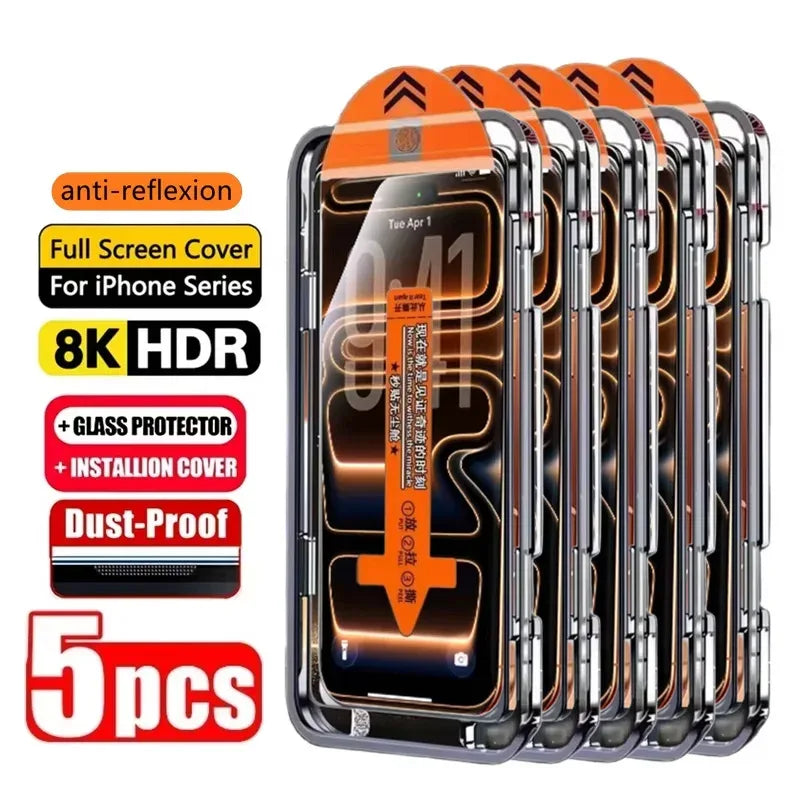 AKABEILA iPhone Easy Install HD Screen Protector - ShopHub