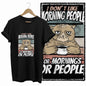 COOLMIND Cat Lover Graphic Cotton T-Shirt | Women's Relaxed Fit