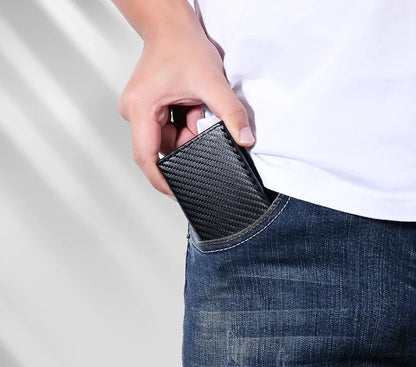 Airtag Wallet Rfid Credit Card Holder Luxury Men Women Bank Cardholder Case Wallet Money Bag Purse For Apple Air Tag Tracker