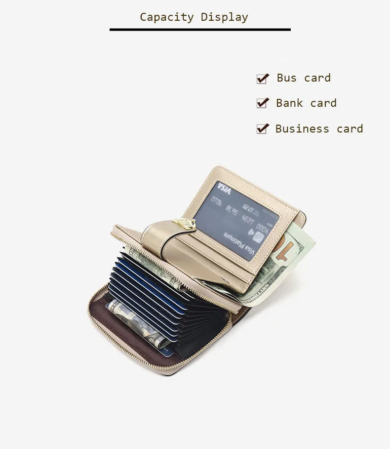 FOXER Light Luxury Women's Short Wallet